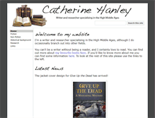 Tablet Screenshot of catherinehanley.co.uk